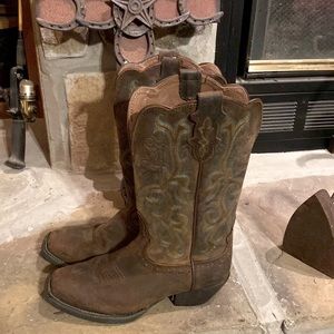 Justin cowgirl boots. Price is firm.